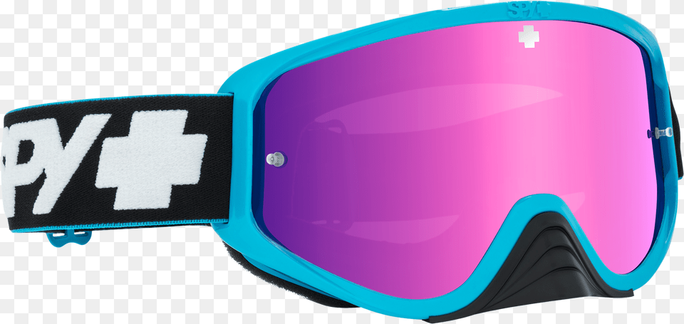 Blue And Pink Dirt Bike Goggles, Accessories Png Image