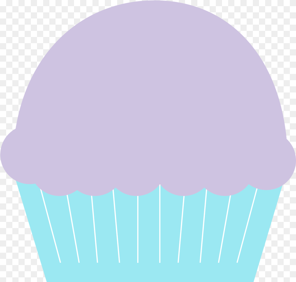 Blue And Purple Cupcake Clip Art Cupcake, Cake, Cream, Dessert, Food Png Image