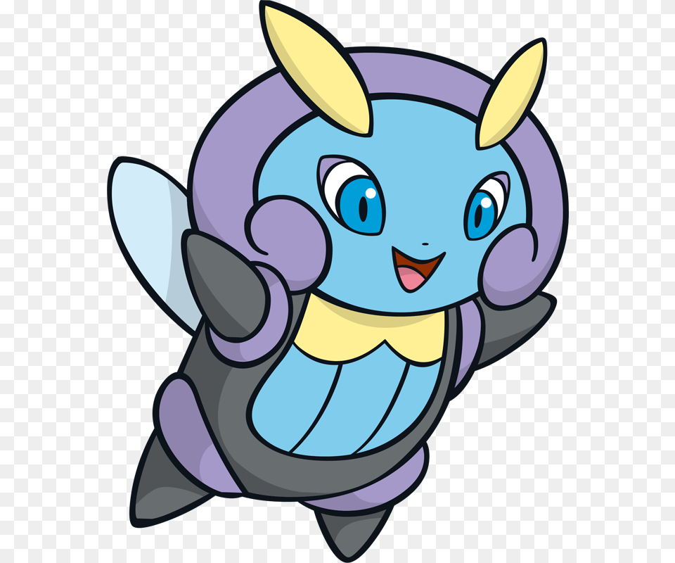 Blue And Purple Fairy Pokemon, Cartoon, Animal, Bee, Insect Png