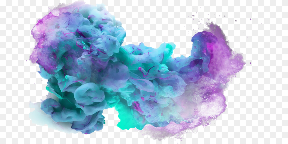 Blue And Purple Smoke Download, Mineral, Crystal, Baby, Person Free Png