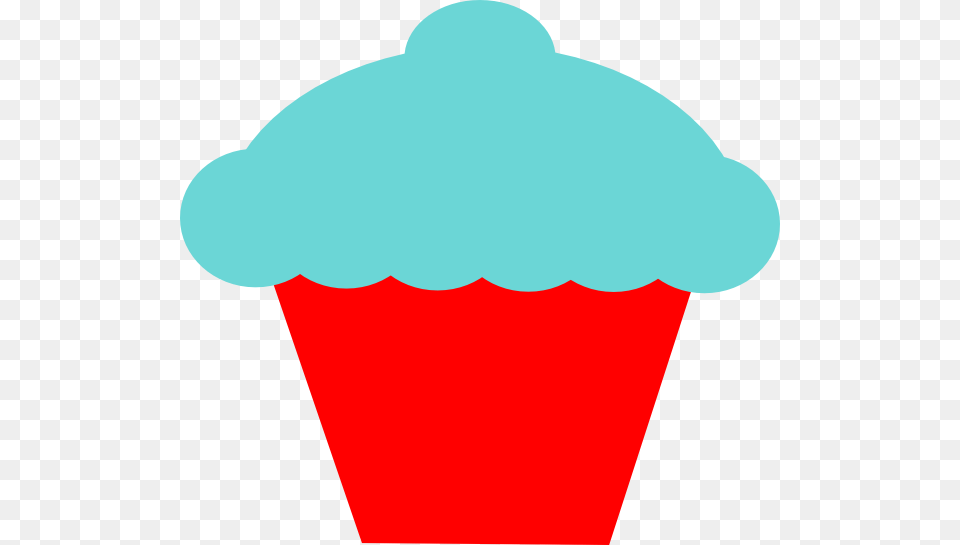 Blue And Red Cupcake Clip Art Cupcake Outline Clip Art, Cake, Cream, Dessert, Food Free Transparent Png