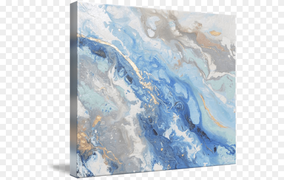 Blue And White Abstract Painting, Art, Canvas, Accessories, Gemstone Free Transparent Png