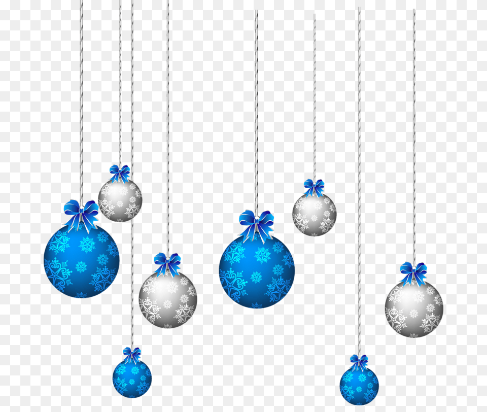 Blue And White Hanging Christmas Balls Gallery, Accessories, Earring, Jewelry, Gemstone Png Image