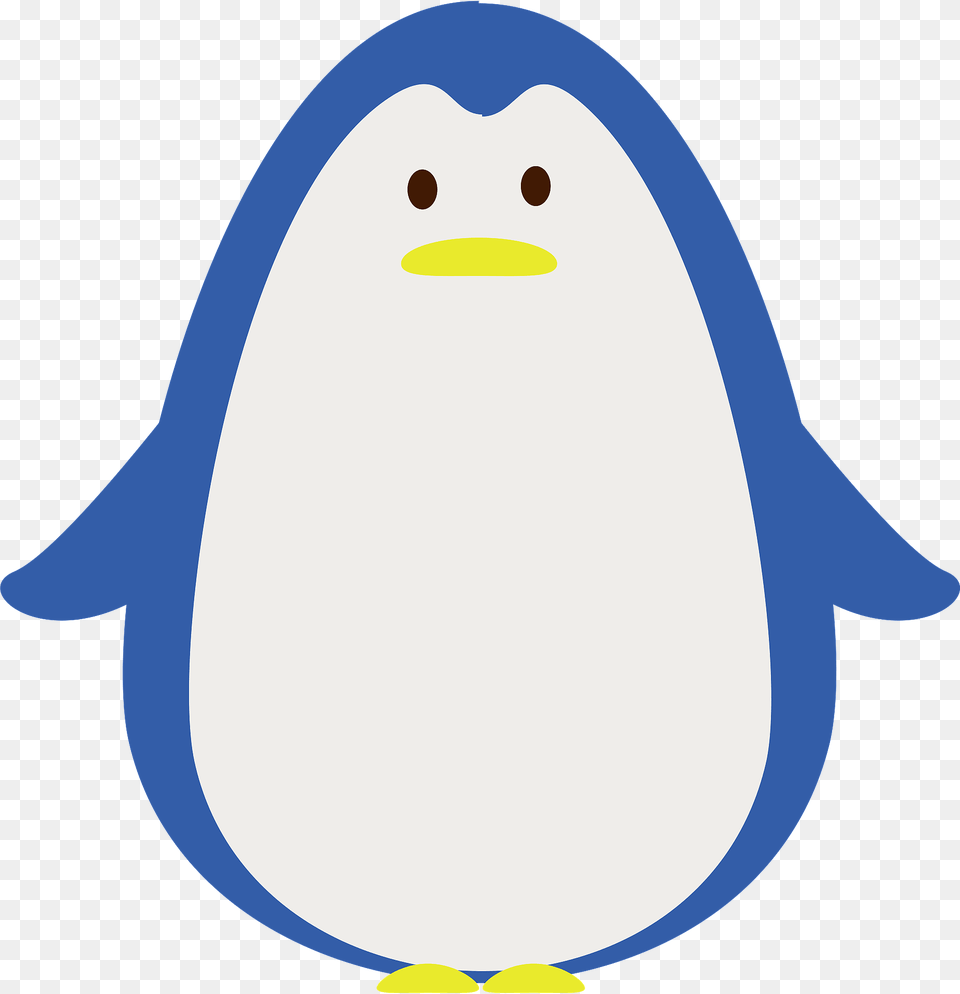 Blue And White Penguin Clipart, Animal, Bird, Fish, Sea Life Free Transparent Png