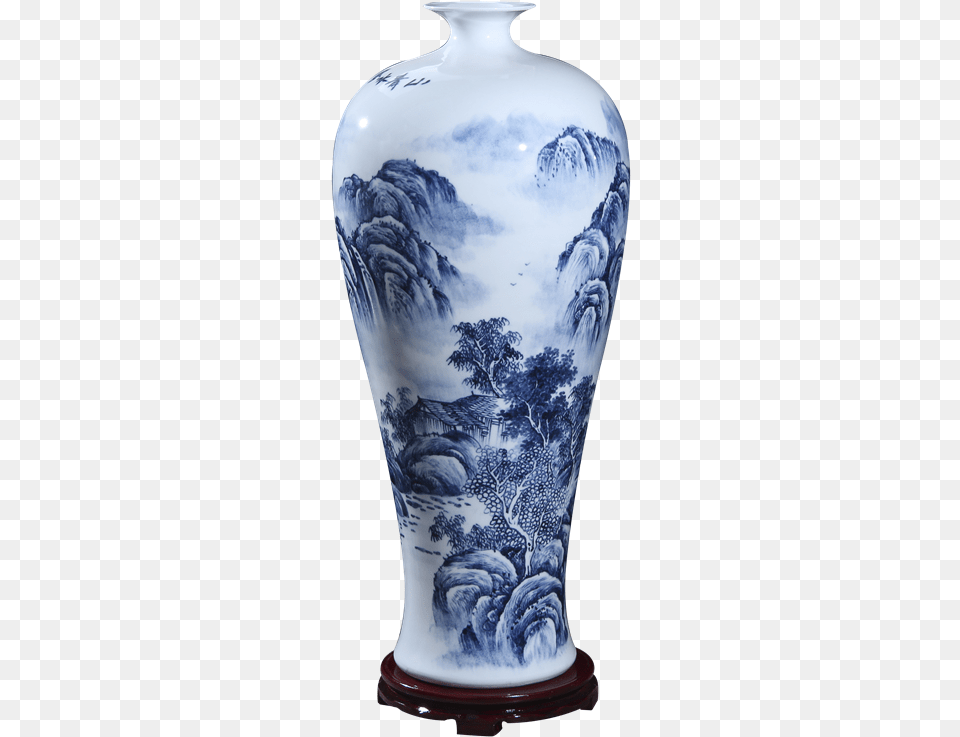 Blue And White Porcelain, Art, Jar, Pottery, Vase Png