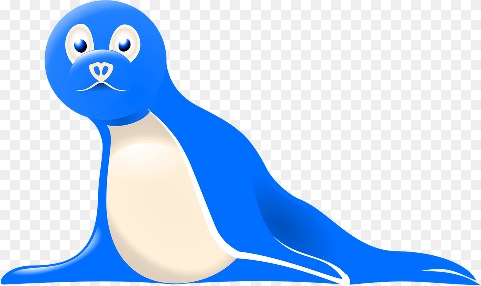 Blue And White Seal Clipart, Animal, Fish, Sea Life, Shark Free Transparent Png
