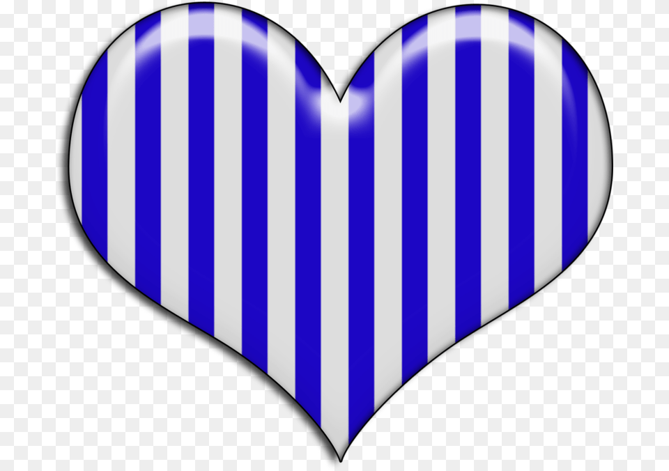 Blue And White Striped Heart Blue And White Striped Heart, Balloon Png Image