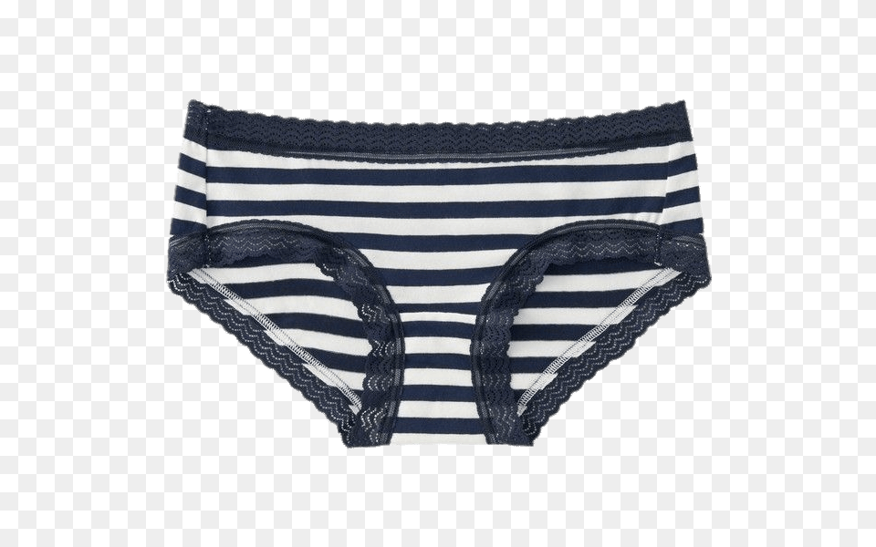 Blue And White Striped Panties, Clothing, Lingerie, Underwear, Diaper Free Png