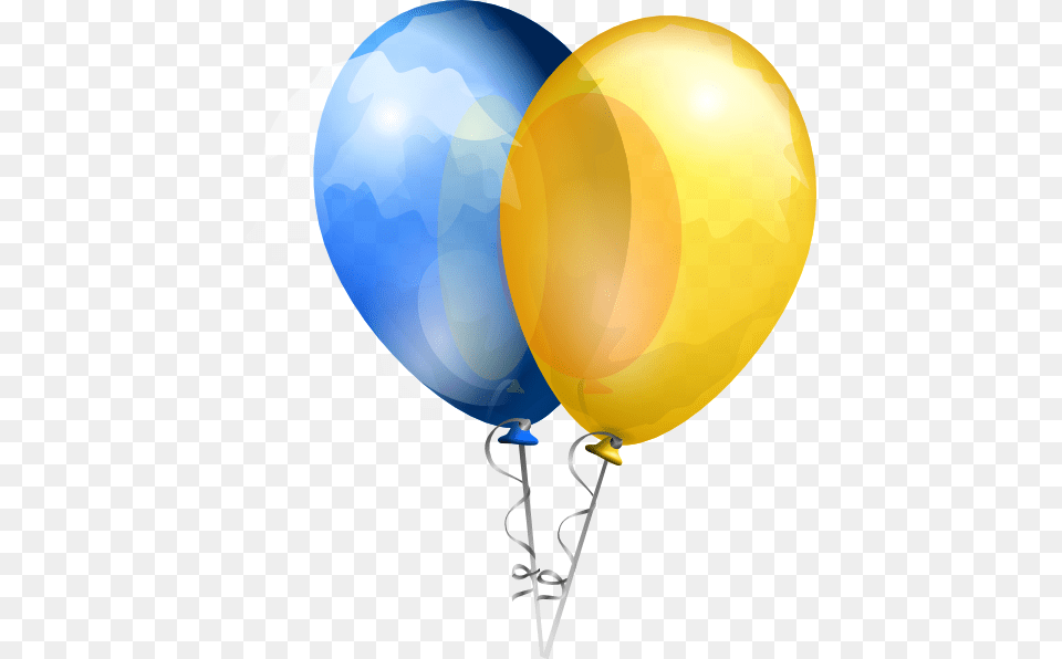 Blue And Yellow Balloons, Balloon Free Png