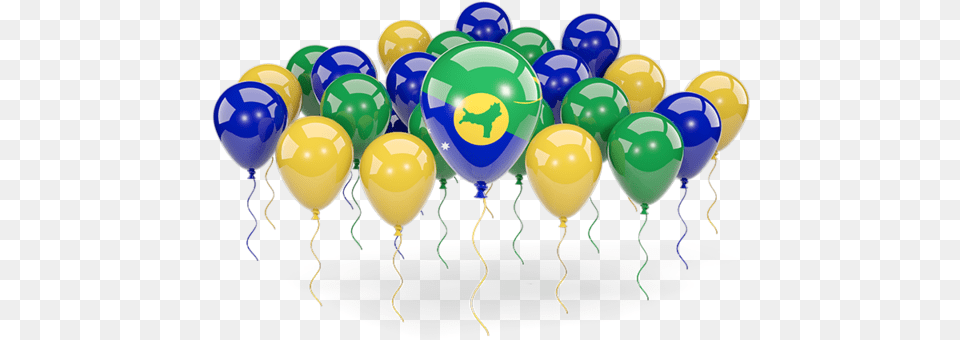 Blue And Yellow Balloons, Balloon, Tape Free Png Download