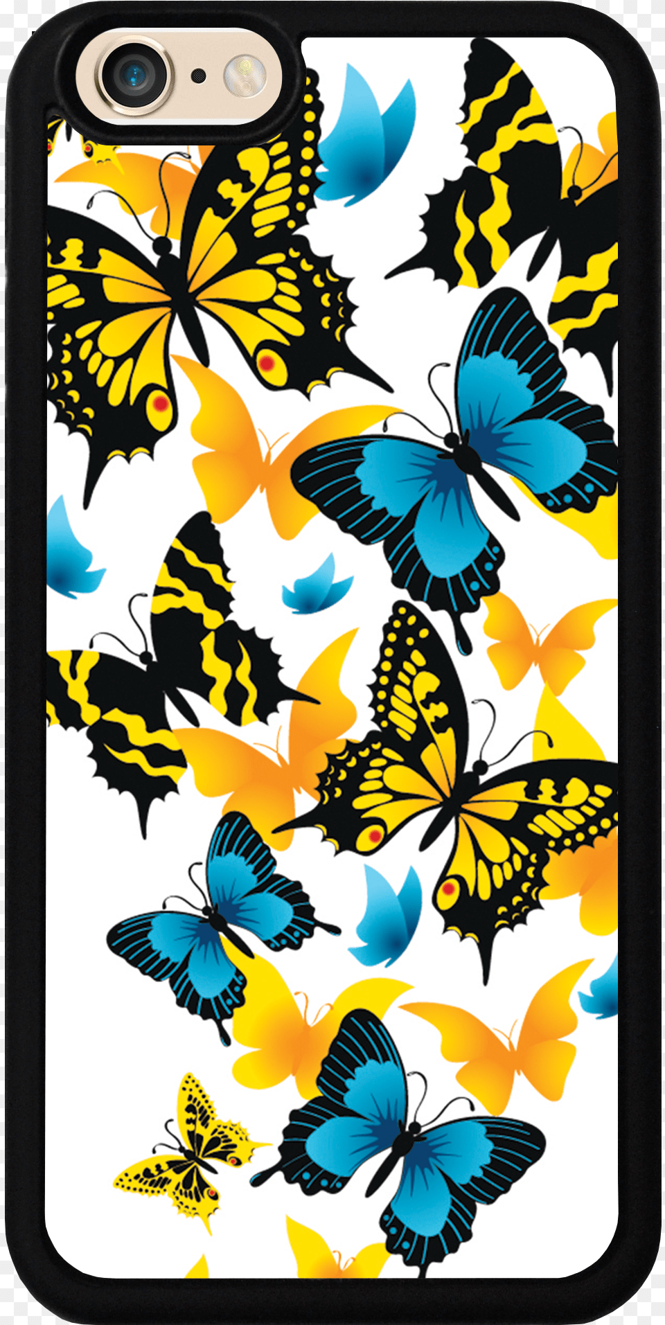Blue And Yellow Butterfly Case Beautiful Hd Butterfly, Electronics, Phone, Mobile Phone, Animal Png Image
