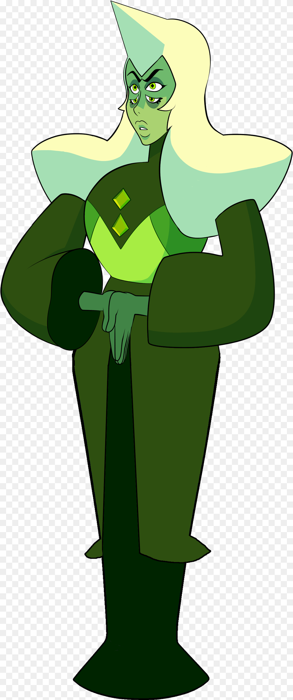 Blue And Yellow Diamond Fusion, Green, Adult, Person, Woman Free Transparent Png