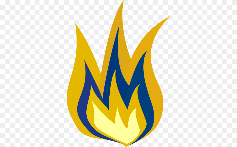 Blue And Yellow Flame Clip Art, Logo, Animal, Fish, Sea Life Free Transparent Png