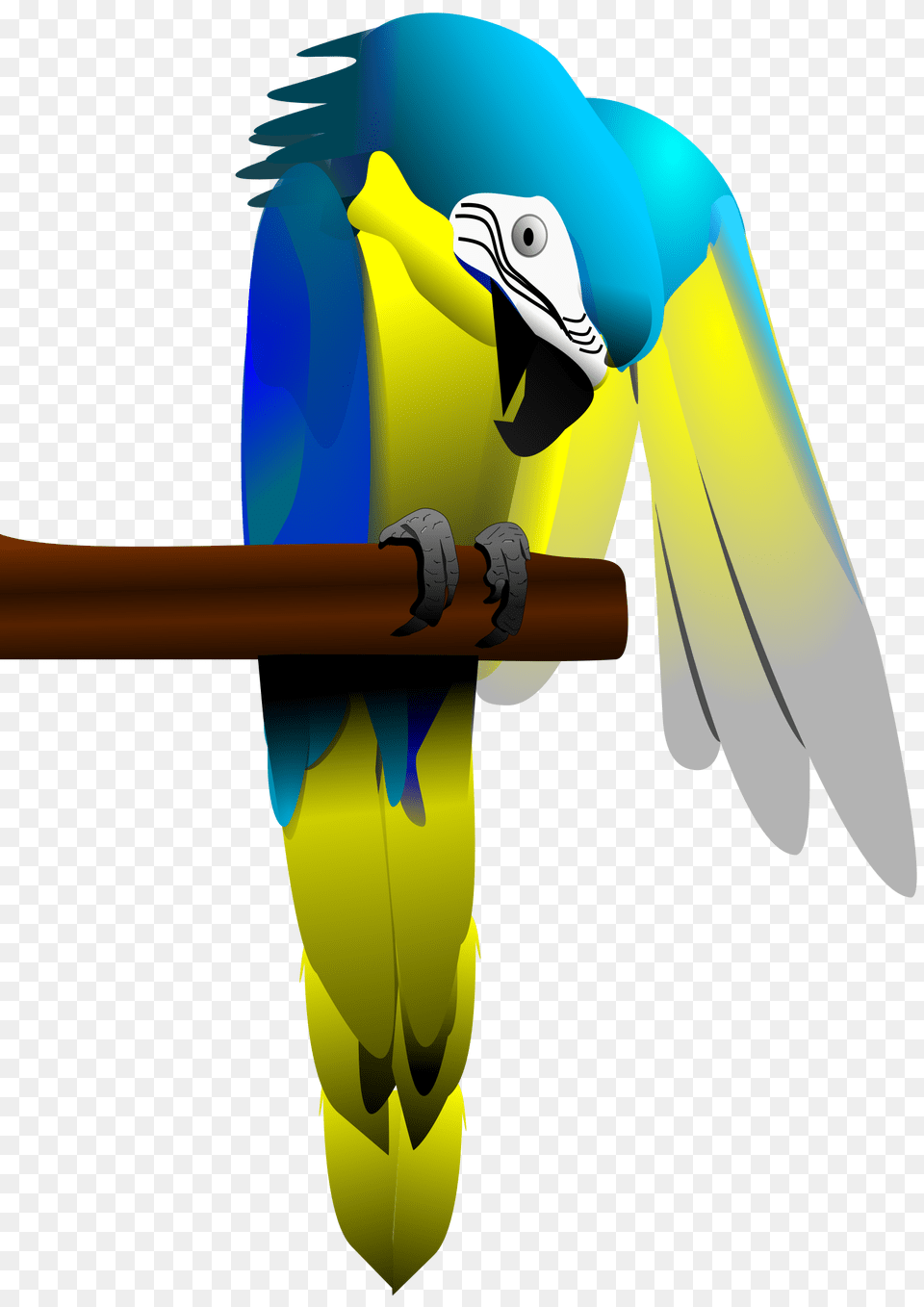 Blue And Yellow Macaw Parrot Icons, Animal, Bird Png Image