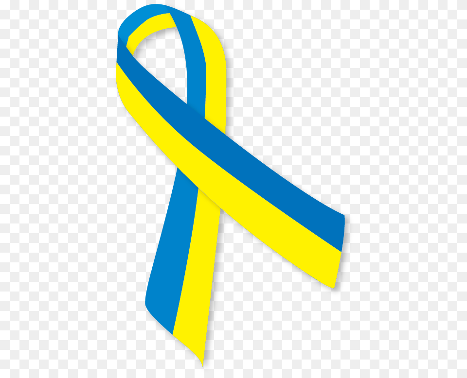 Blue And Yellow Ribbon Ua, Accessories, Formal Wear, Tie, Symbol Png