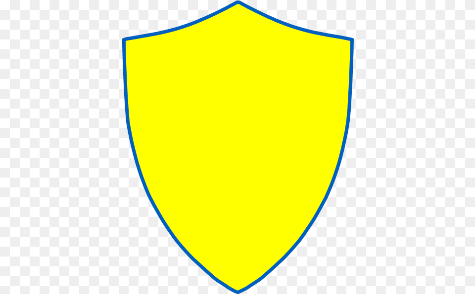 Blue And Yellow Shield Logo Vertical, Armor Png Image