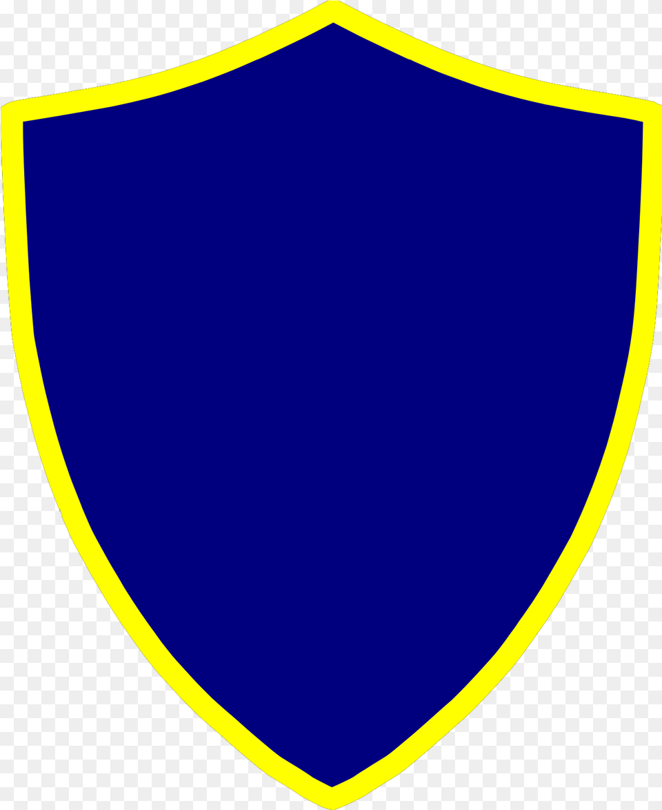 Blue And Yellow Shield Svg Vector Vertical, Armor Png Image