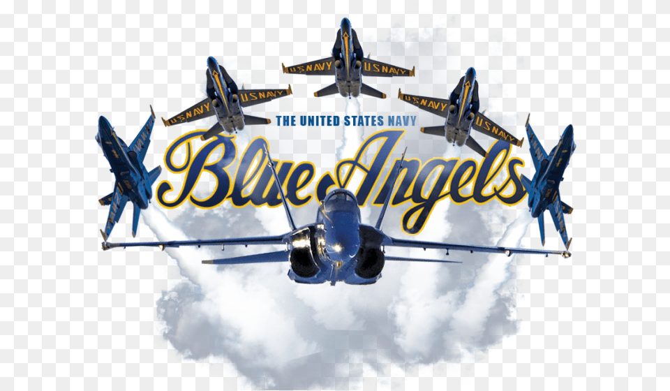 Blue Angels Pensacola Logo, Aircraft, Airplane, Bomber, Flight Free Transparent Png