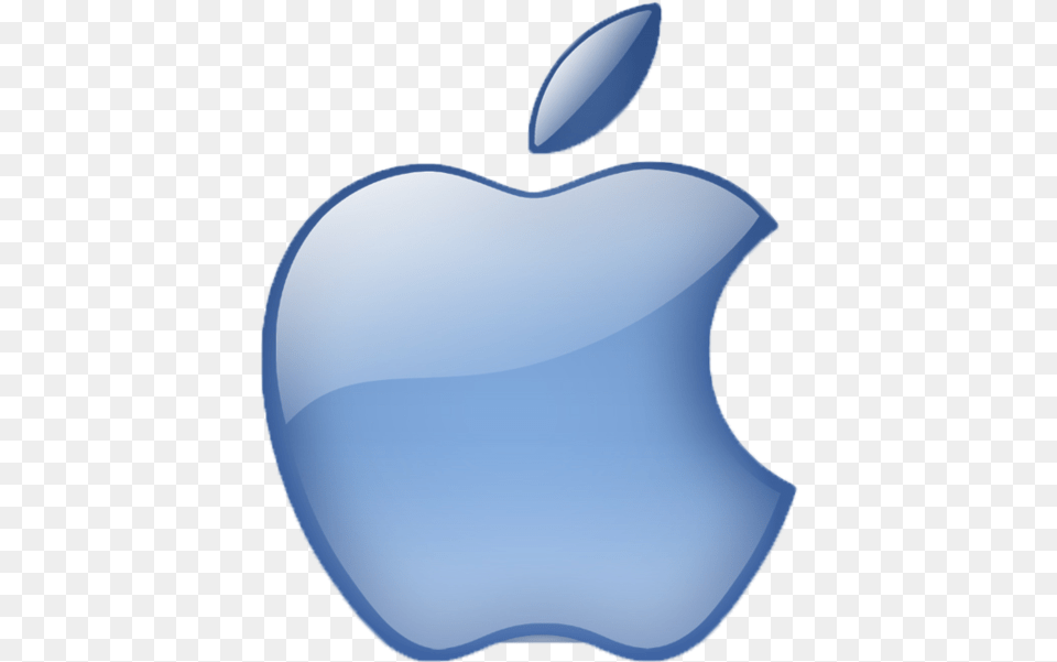 Blue Aqua Apple Logo Apple Logo Psd, Cushion, Home Decor, Ice, Food Free Png Download