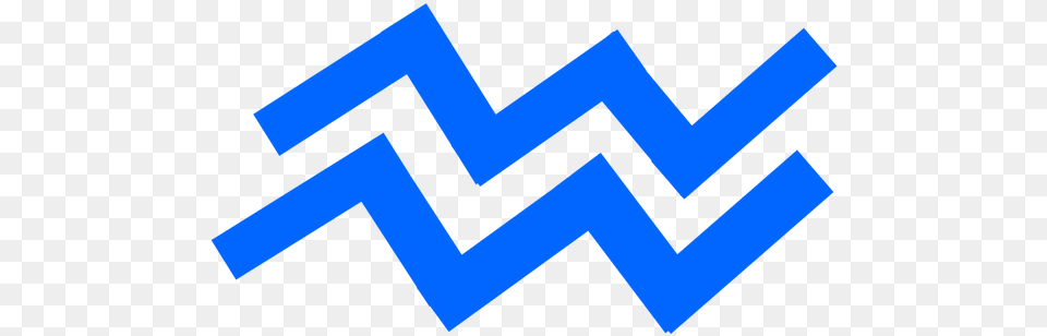 Blue Aquarius Symbol Logo Free Transparent Png