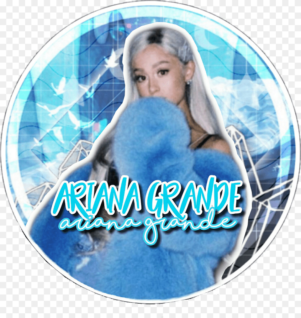 Blue Ariana Grande Icon Picsart, Adult, Wedding, Photography, Person Free Transparent Png