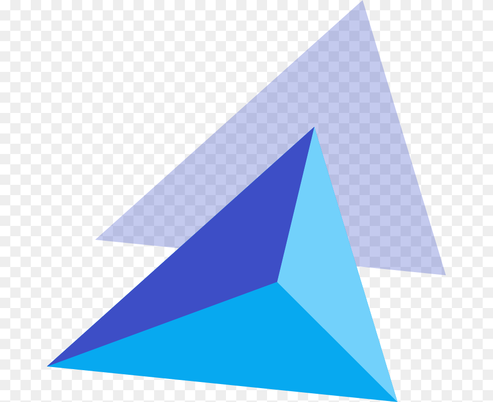 Blue Arrow, Triangle, Rocket, Weapon Free Png Download