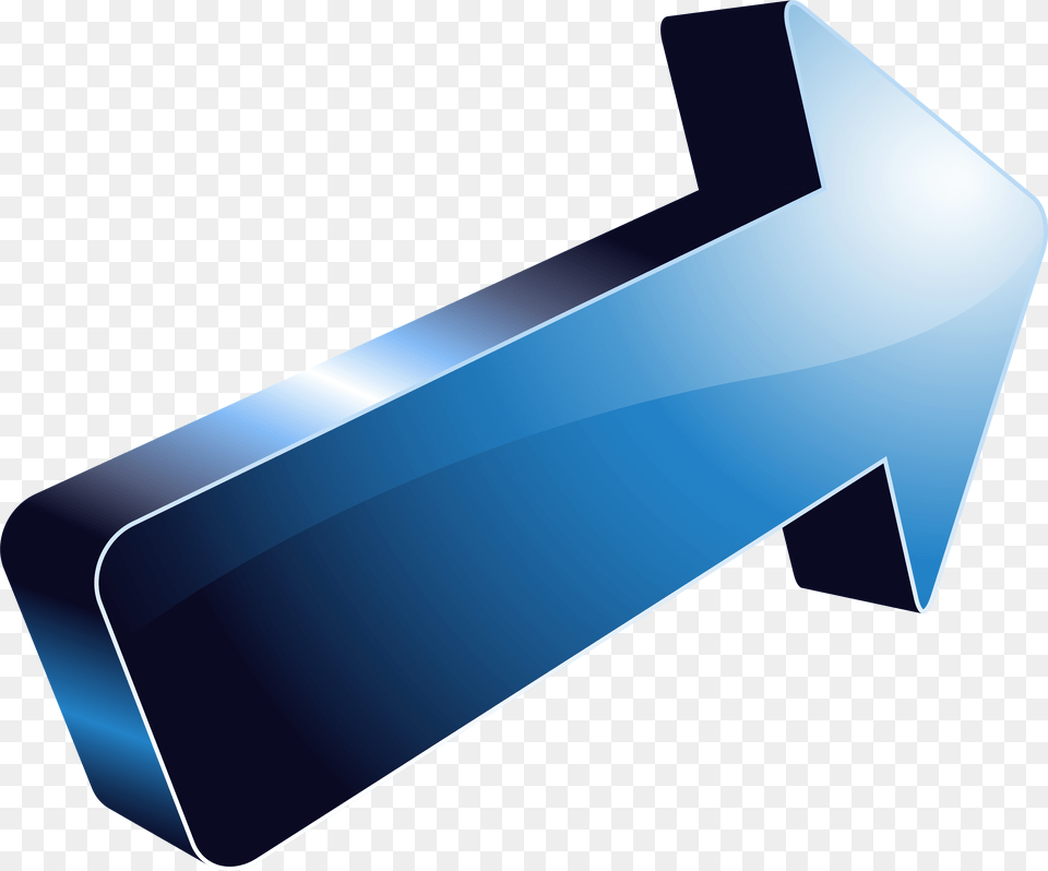 Blue Arrow Clip Art Imageu200b Gallery Yopriceville Arrow 3d, Bench, Furniture Free Transparent Png