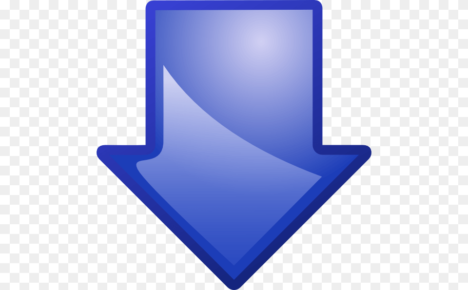 Blue Arrow Pointing Down Png