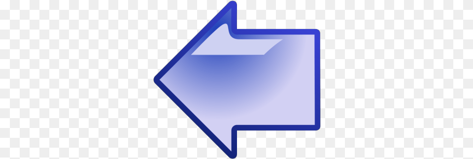 Blue Arrow Pointing Left Svg Clip Horizontal, Weapon Png