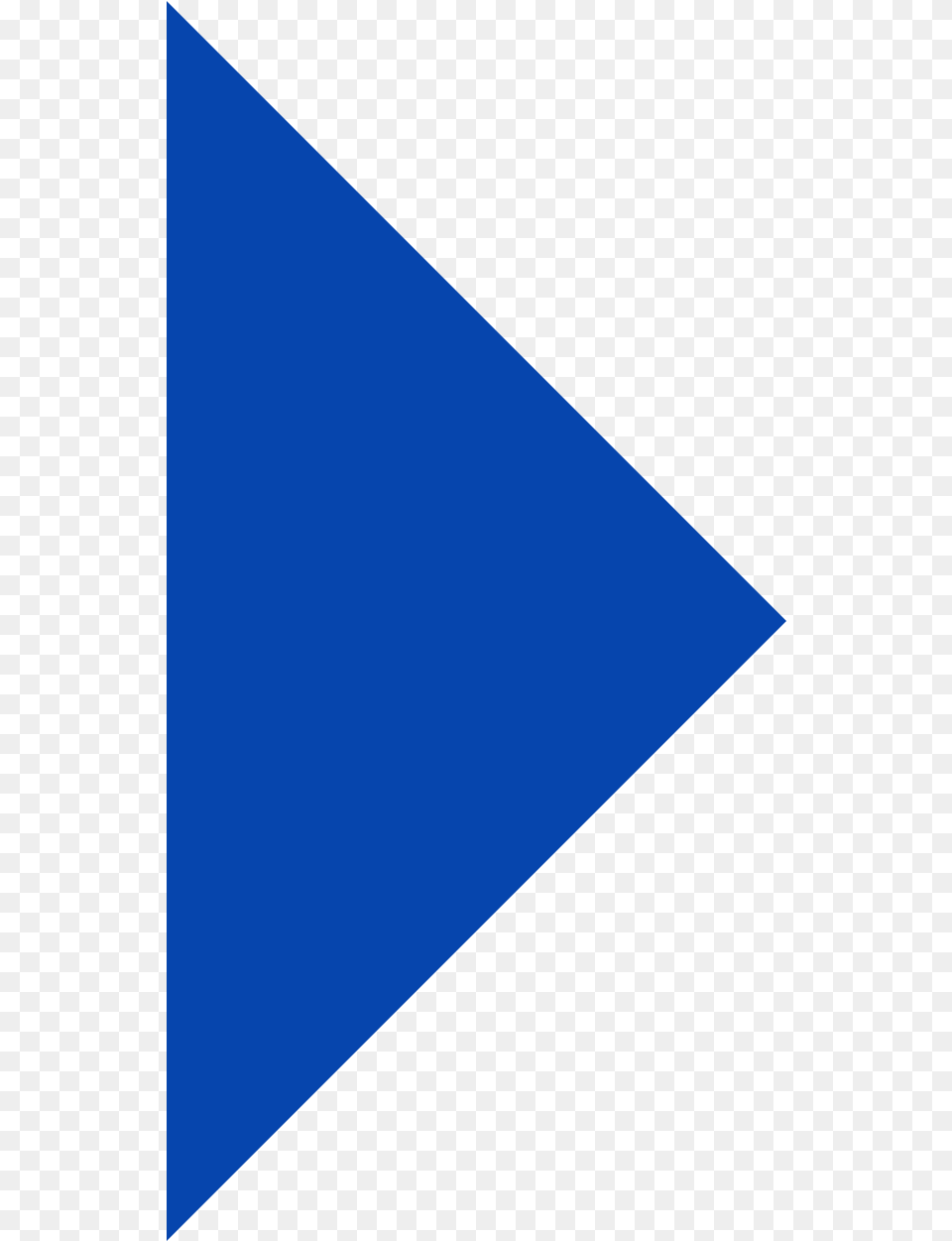 Blue Arrow Right, Triangle, Lighting Free Png Download