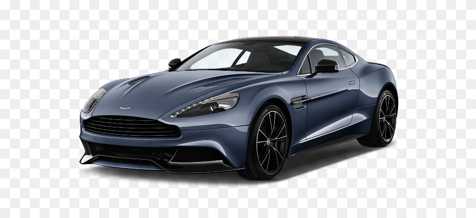 Blue Aston Martin, Car, Coupe, Sports Car, Transportation Png Image