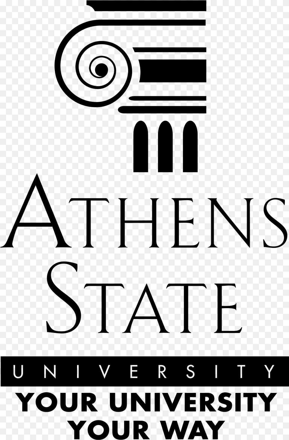 Blue Athens State University, Gray Png