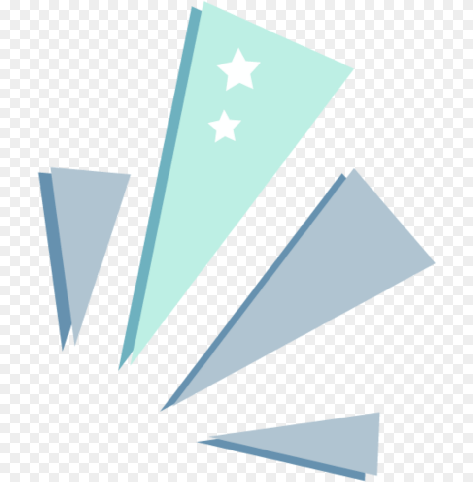Blue Azul Green Verde Triangulo Triangle Edit Triangle Free Transparent Png