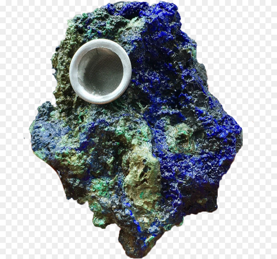 Blue Azurite Malachite Smoking Pipe Blue, Accessories, Gemstone, Jewelry, Ornament Free Transparent Png