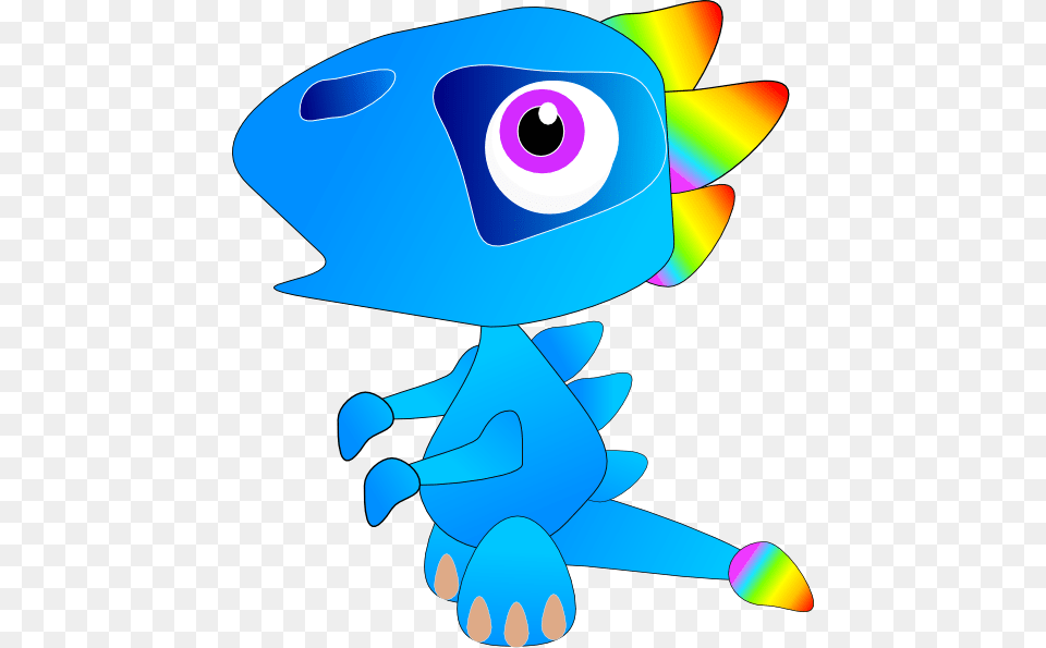 Blue Baby Dragon Clip Art, Plush, Toy Free Png Download