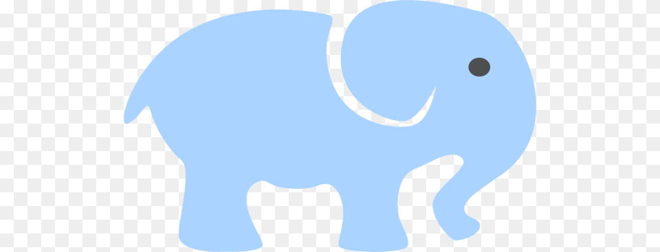 Blue Baby Elephant, Animal, Mammal, Wildlife Png Image