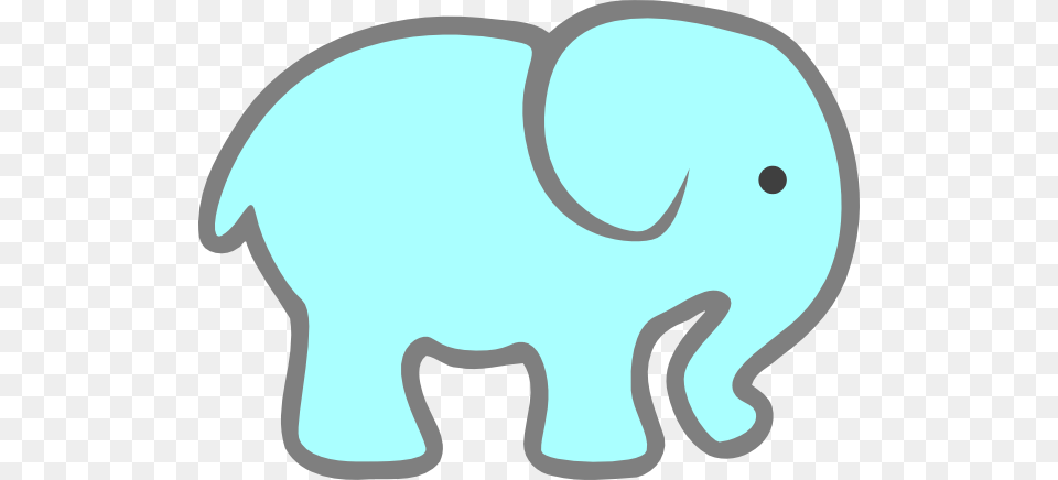 Blue Baby Elephant Clip Art, Animal, Mammal, Wildlife Png