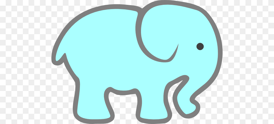Blue Baby Elephant Clip Art For Web, Animal, Mammal, Wildlife Free Transparent Png