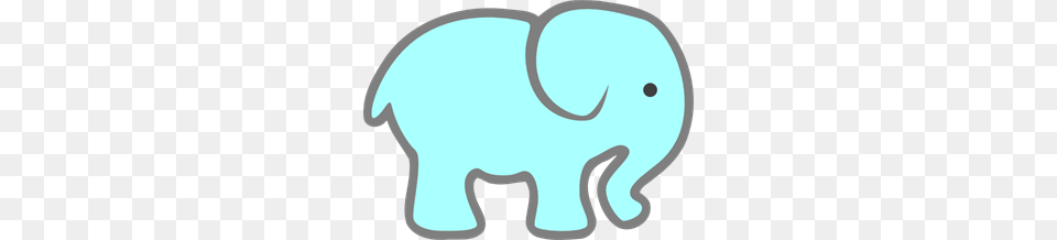 Blue Baby Elephant Clip Art For Web, Animal, Mammal, Wildlife, Hockey Free Png Download