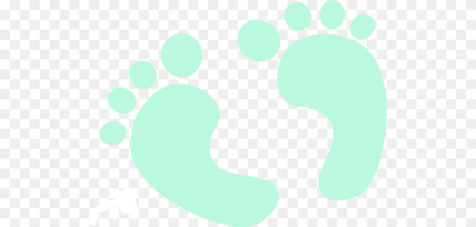 Blue Baby Feet Clip Art Clip Art, Footprint Free Png Download