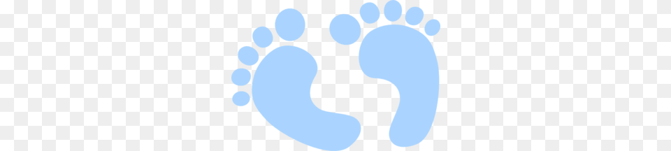 Blue Baby Feet Clip Art, Footprint, Person Free Png