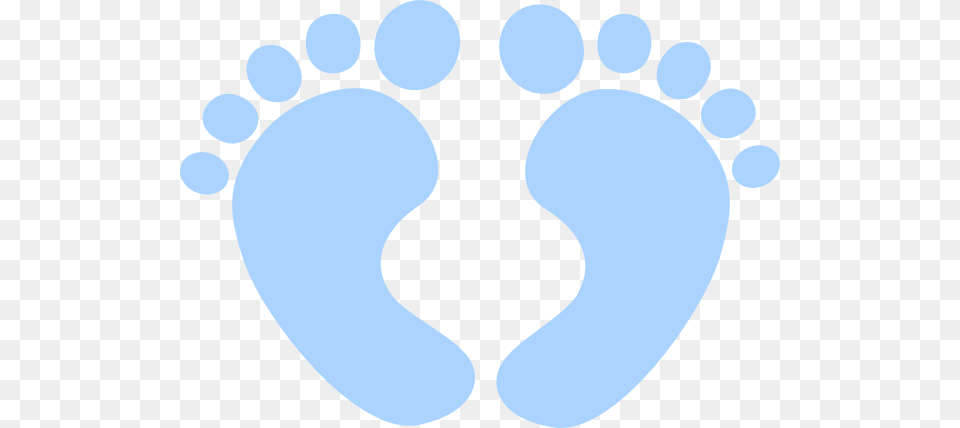 Blue Baby Feet Clip Arts, Footprint Free Transparent Png