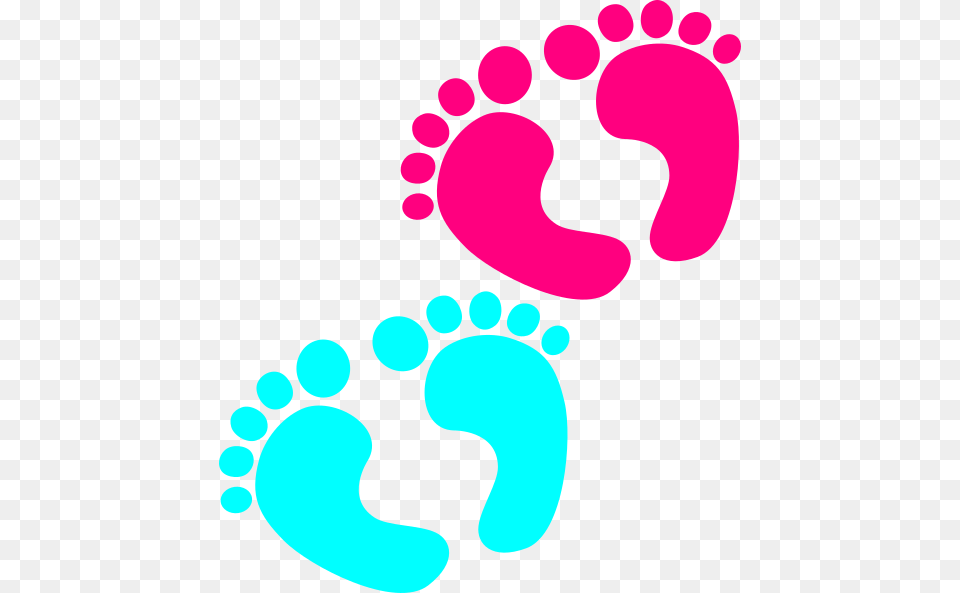 Blue Baby Footprints, Footprint Png