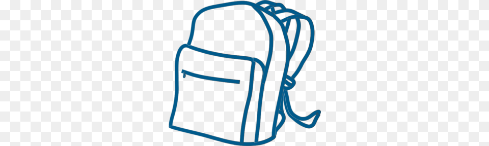 Blue Backpack Clip Art, Bag, Bow, Weapon Free Png
