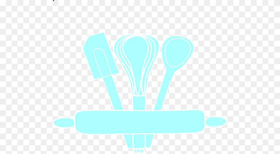 Blue Baking Utensils Clip Art, Cutlery, Spoon, Smoke Pipe Free Png Download