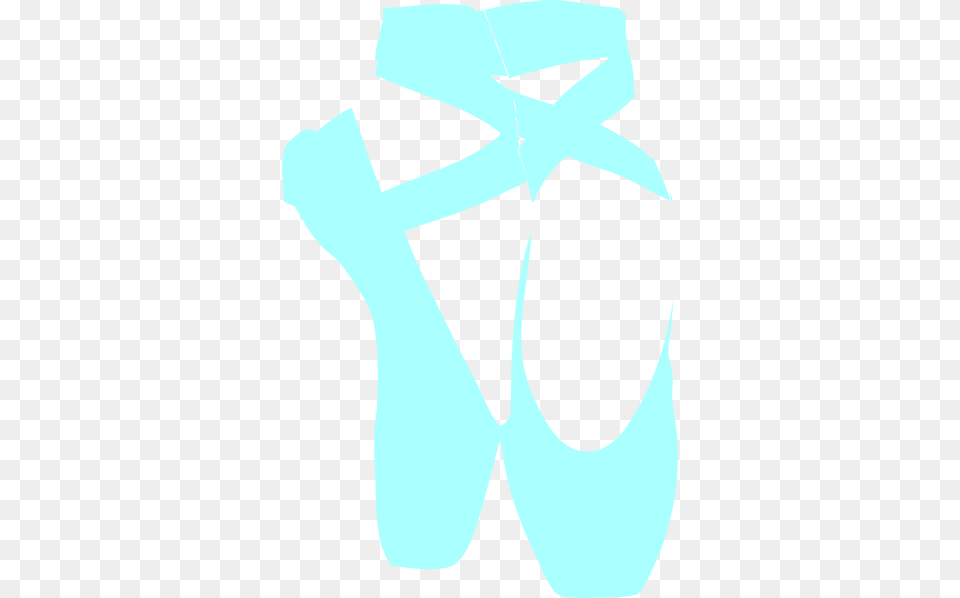 Blue Ballet Shoe Clip Art, Clothing, Footwear, Sandal, Flip-flop Png Image