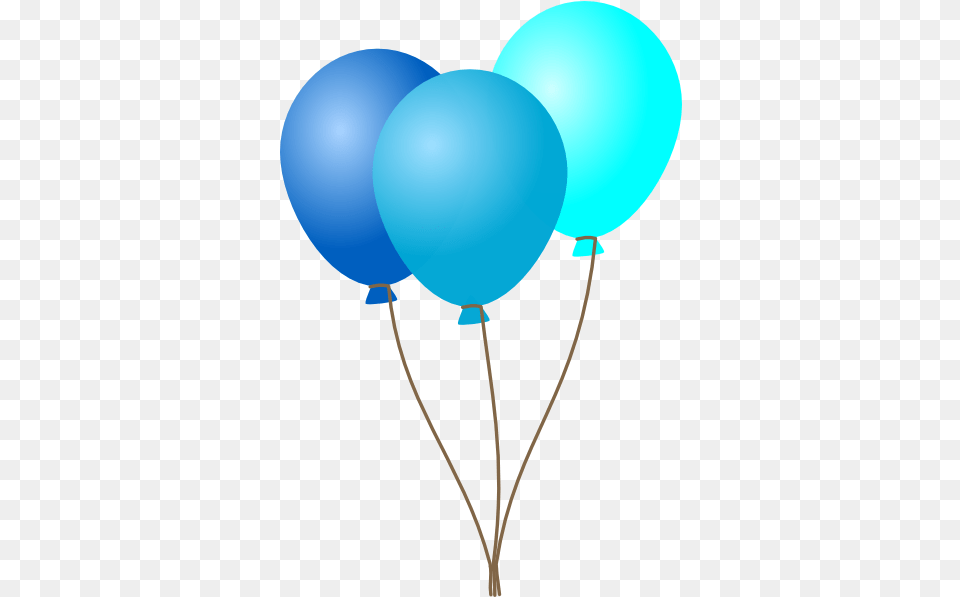 Blue Balloon Graphic Library Stock Blue Birthday Balloons Clipart, Person Free Png Download