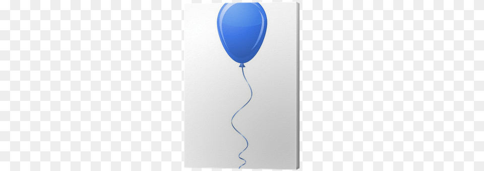 Blue Balloon Vector Illustration Canvas Print Pixers Balloon, White Board Png
