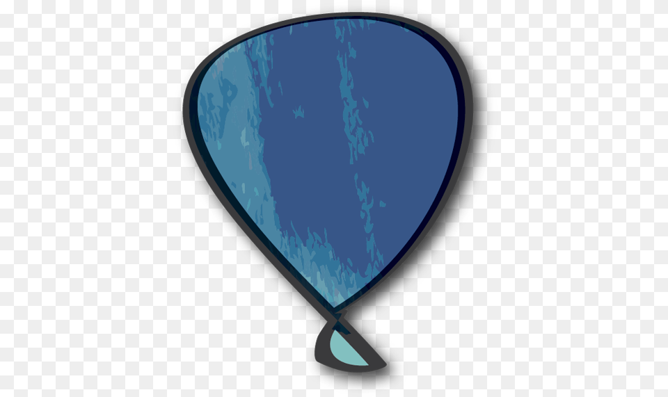 Blue Baloon Emblem, Guitar, Musical Instrument, Plectrum Png Image