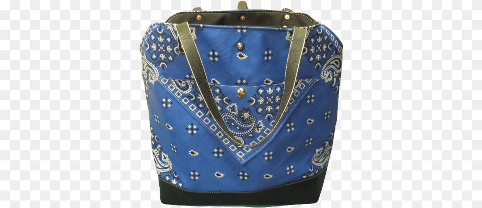 Blue Bandana Tote Bag Handbag, Accessories, Purse, Tote Bag, Pattern Free Png Download